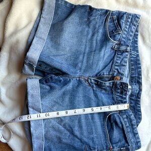 Jean shorts from Loft in good condition.